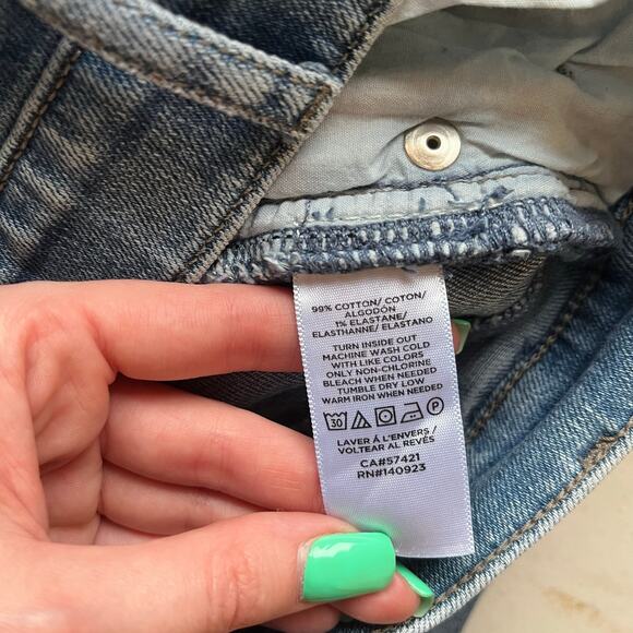 Loft Light Wash High Rise Skinny Ankle Jean Size 6 - Picture 5 of 14